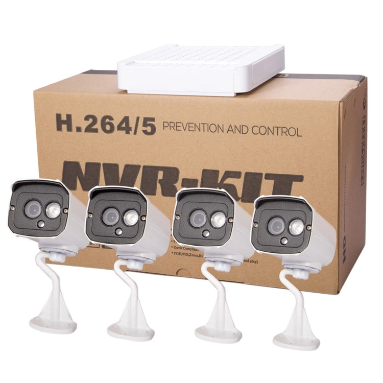 N4B7-Mini/L 4 Ch 720P 1.0 Mega Pixel IP Camera NVR Kit, Support Night Vision / Motion Detection, IR Distance: 20m, N4B7-Mini/L N4B7-Mini/L 4 Ch 720P 1.0 Mega Pixel IP Camera NVR Kit, Support Night Vision / Motion Detection, IR Distance: 20m, N4B7-Mini/L
